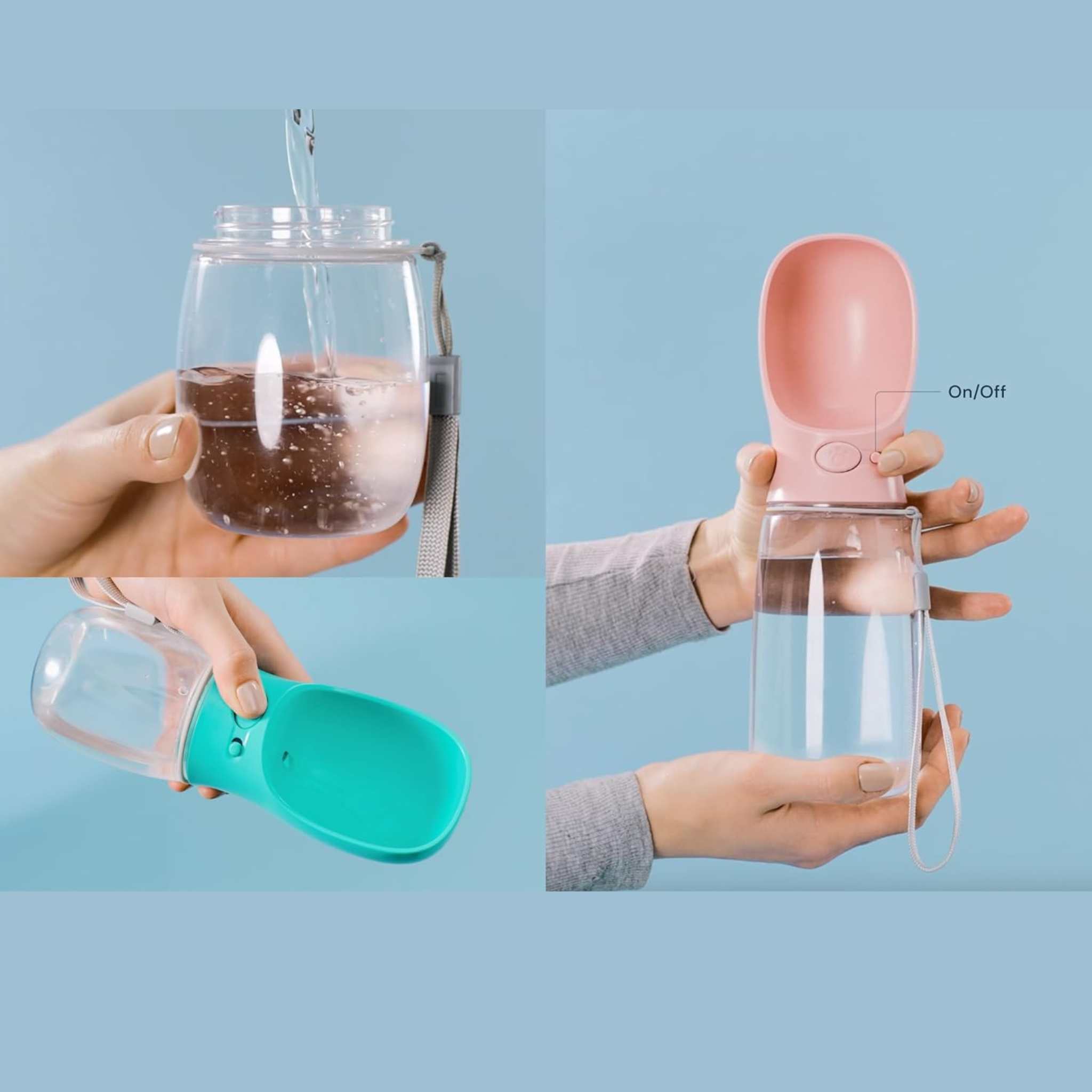 Portable Dog Water Bottle – Leak-Proof Pet Hydration Dispenser