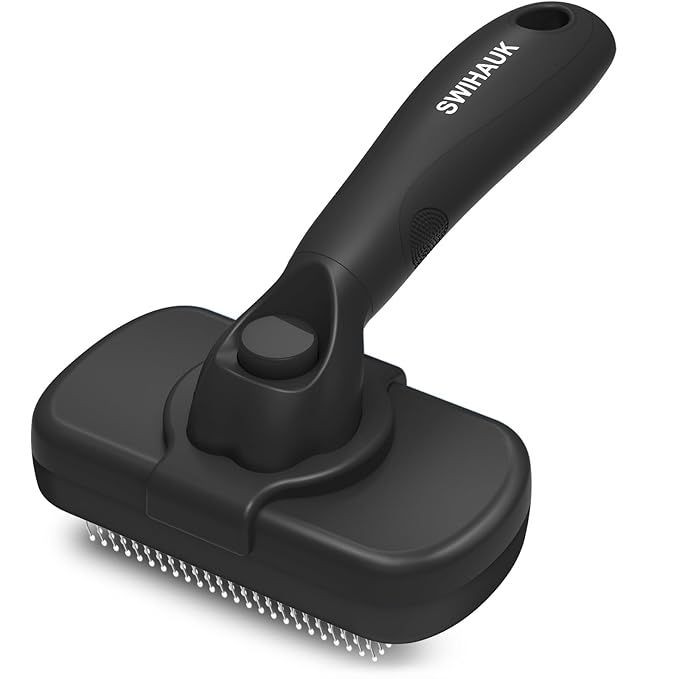 Self Cleaning Slicker Brush for Dogs & Cats