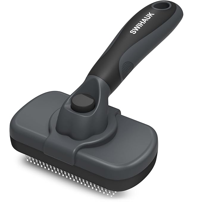 Self Cleaning Slicker Brush for Dogs & Cats