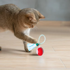 Interactive Cat Toy Ball with Moving Tail – Motion Activated