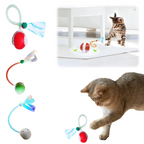 Interactive Cat Toy Ball with Moving Tail – Motion Activated