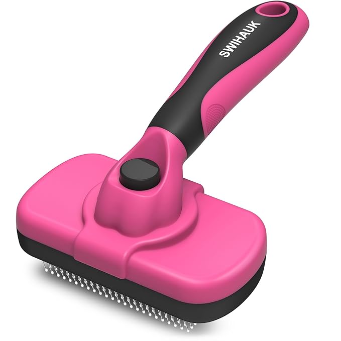 Self Cleaning Slicker Brush for Dogs & Cats