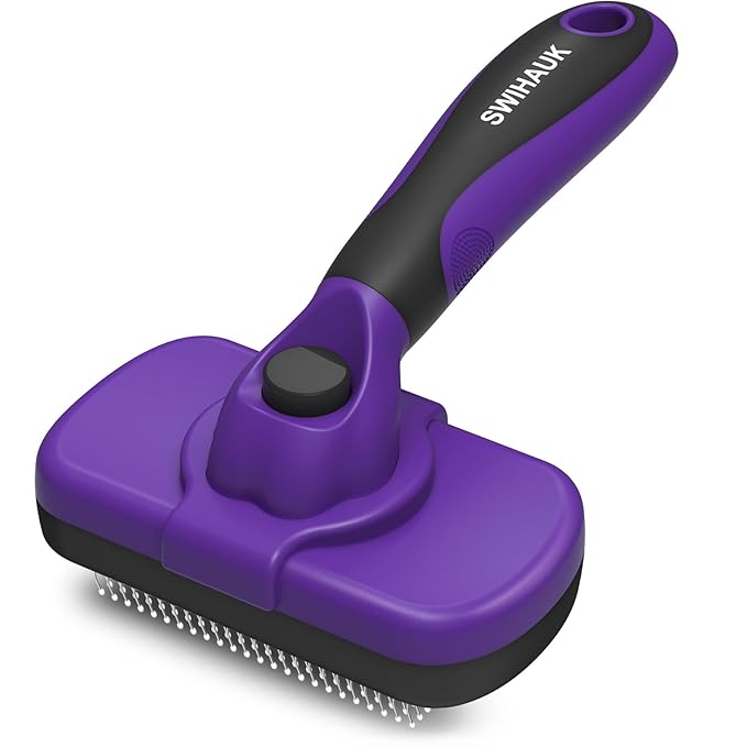 Self Cleaning Slicker Brush for Dogs & Cats