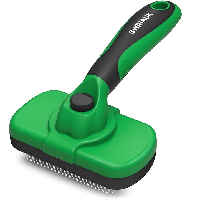 Self Cleaning Slicker Brush for Dogs & Cats