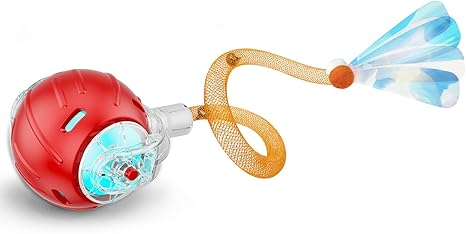 Interactive Cat Toy Ball with Moving Tail – Motion Activated