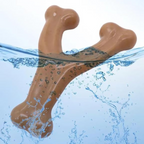Durable Wishbone Dog Chew Toy for Aggressive Chewers – Bacon & Peanut Flavor