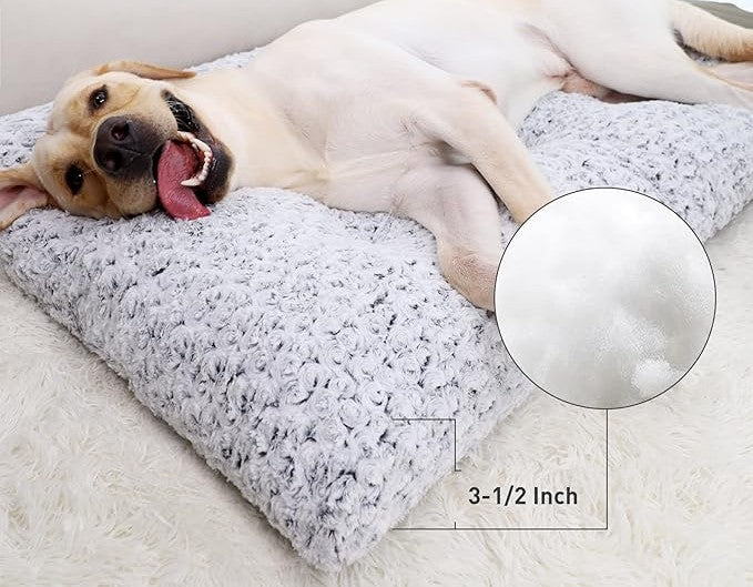 Washable Plush Dog Bed for All-Size Dogs