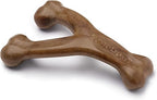 Durable Wishbone Dog Chew Toy for Aggressive Chewers – Bacon & Peanut Flavor