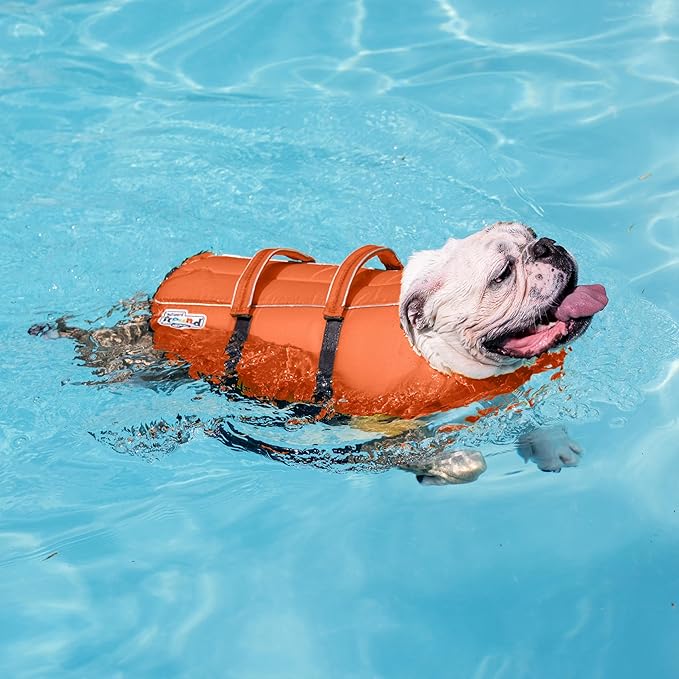 Dog Life Jacket – High Buoyancy Safety Vest with Reflective Strips & Handle