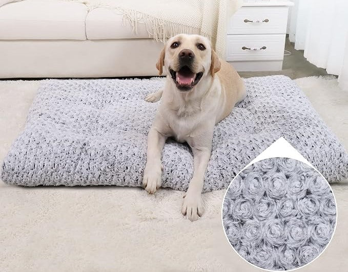 Washable Plush Dog Bed for All-Size Dogs