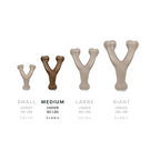 Durable Wishbone Dog Chew Toy for Aggressive Chewers – Bacon & Peanut Flavor