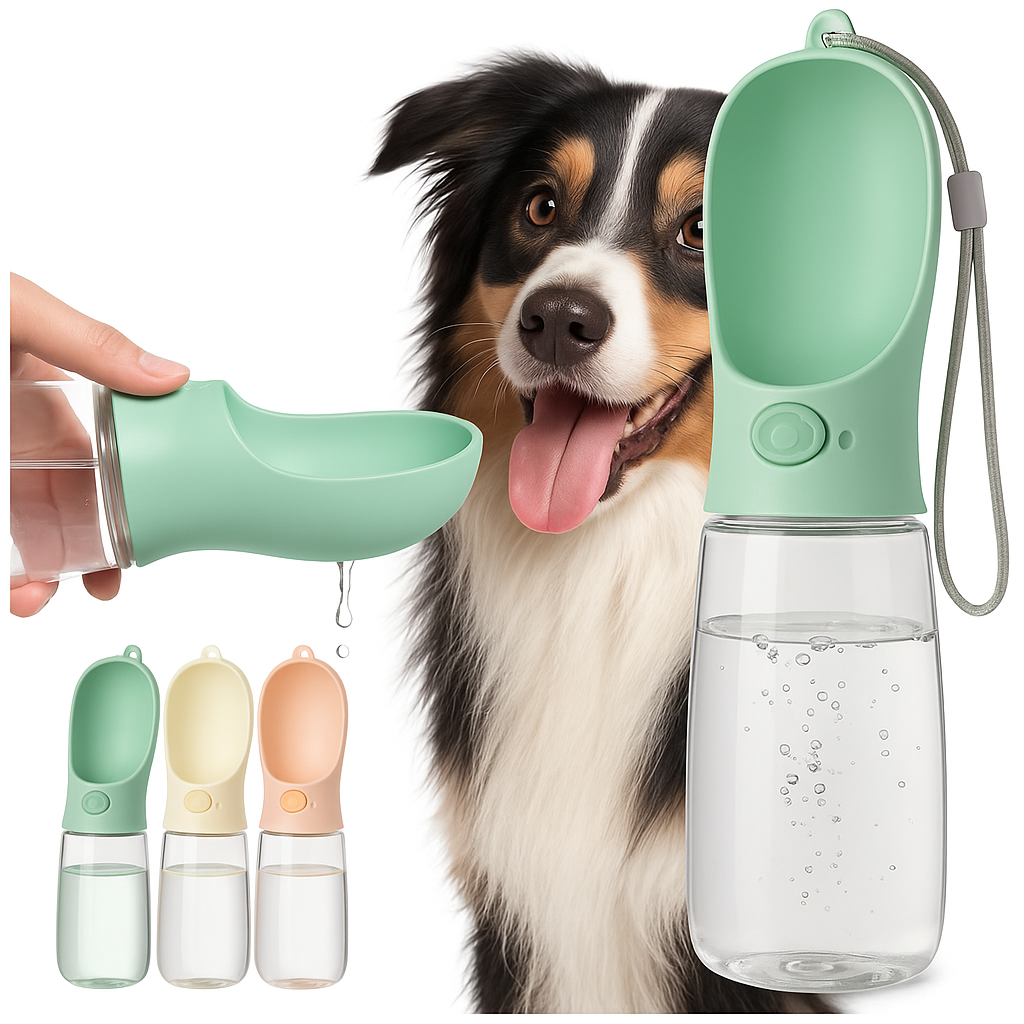 Portable Dog Water Bottle – Leak-Proof Pet Hydration Dispenser