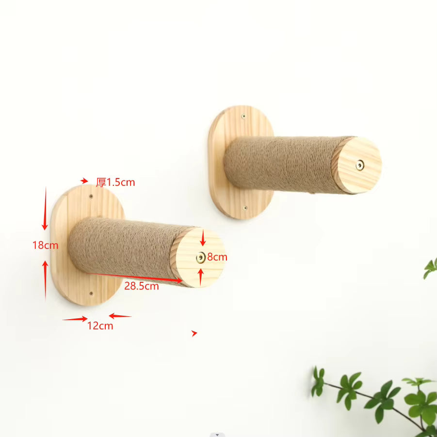 Wall Mounted Cat Hammock with Climbing Steps