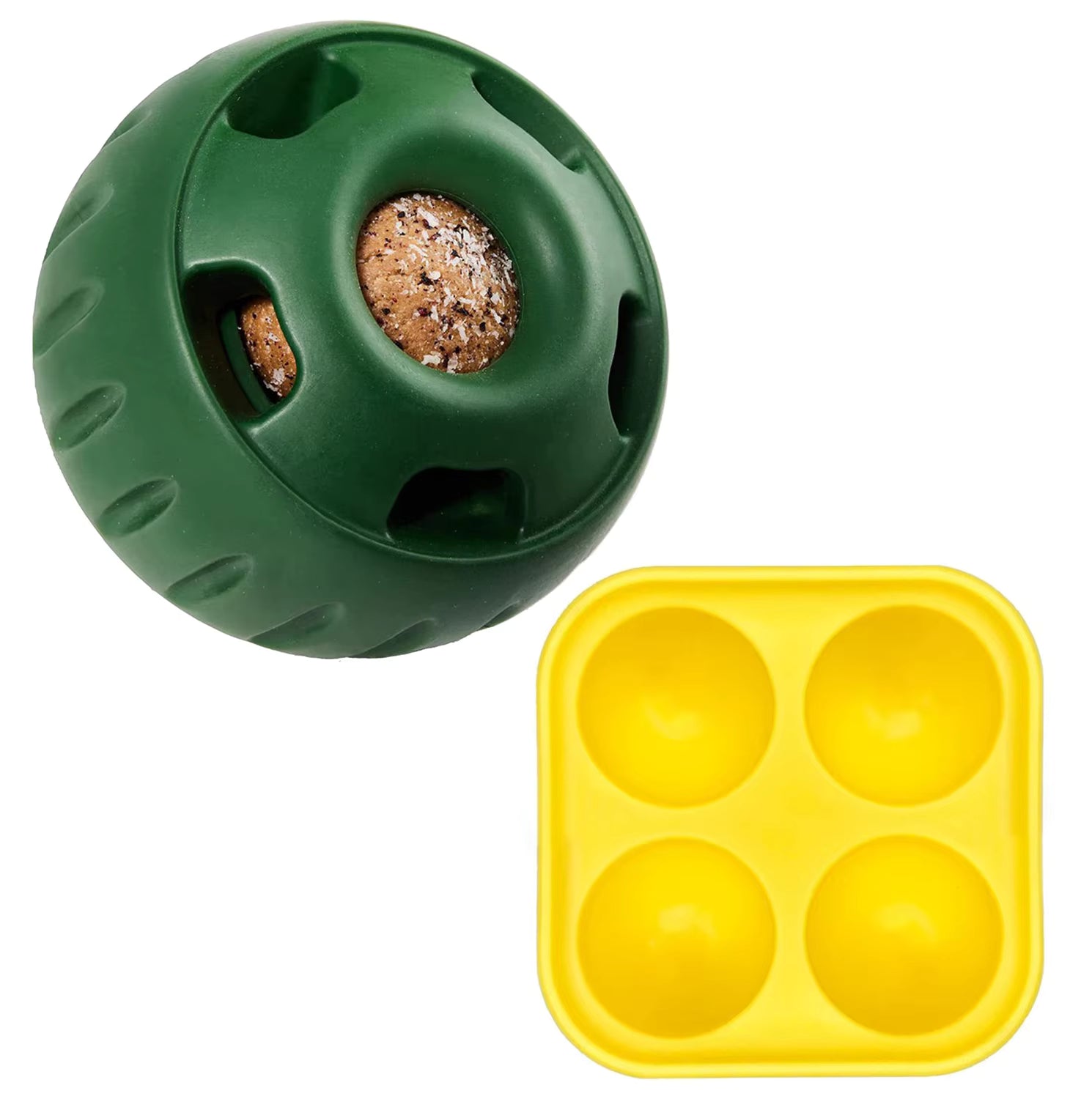 Interactive Dog Enrichment Toy Starter Pack with Treat Molds