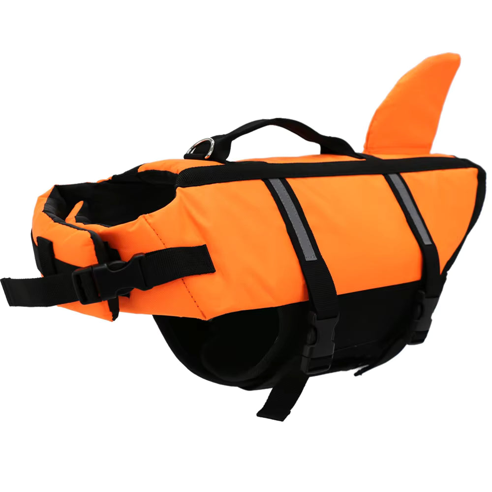 Dog Life Jacket – High Buoyancy Safety Vest with Reflective Strips & Handle