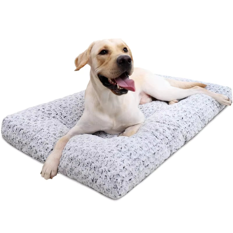 Washable Plush Dog Bed for All-Size Dogs