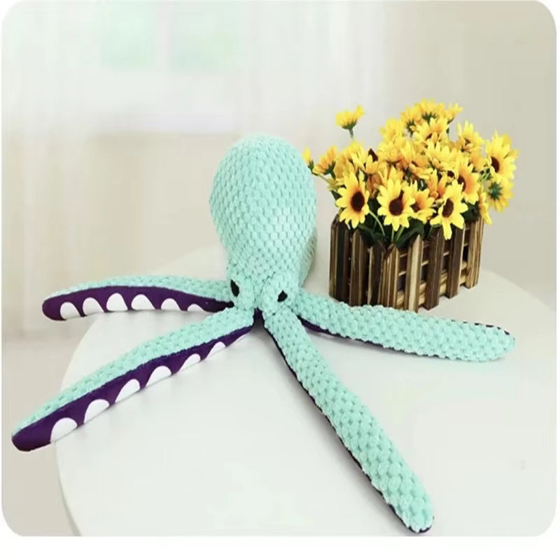 Large Squeaky Plush Dog Toy for Chewing, Fetch & Tug
