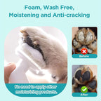Foaming Dog Paw Cleaner with Silicone Scrubber – No-Rinse Pet Foot Washer