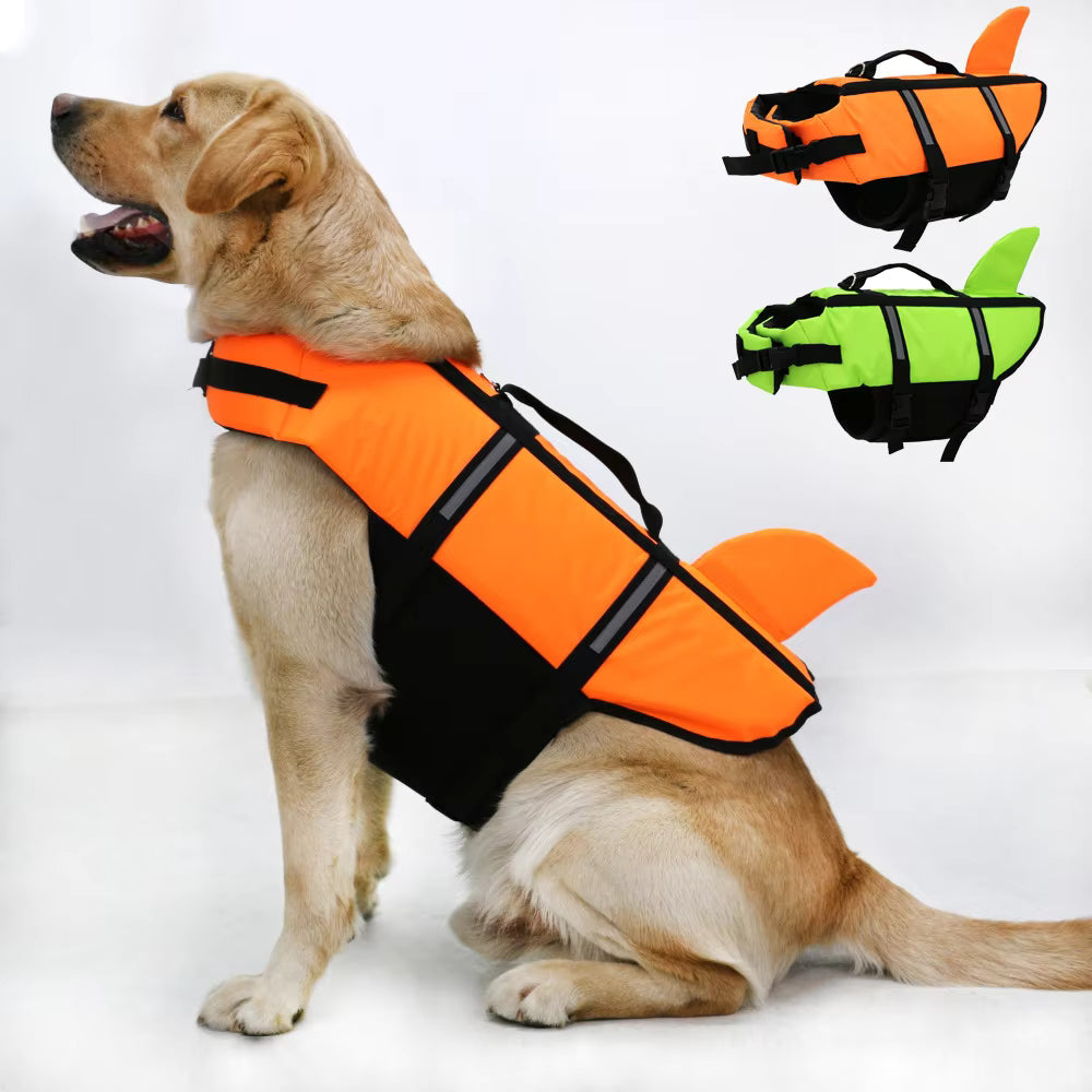 Dog Life Jacket – High Buoyancy Safety Vest with Reflective Strips & Handle