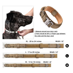 Tactical Dog Collar with Airtag Holder