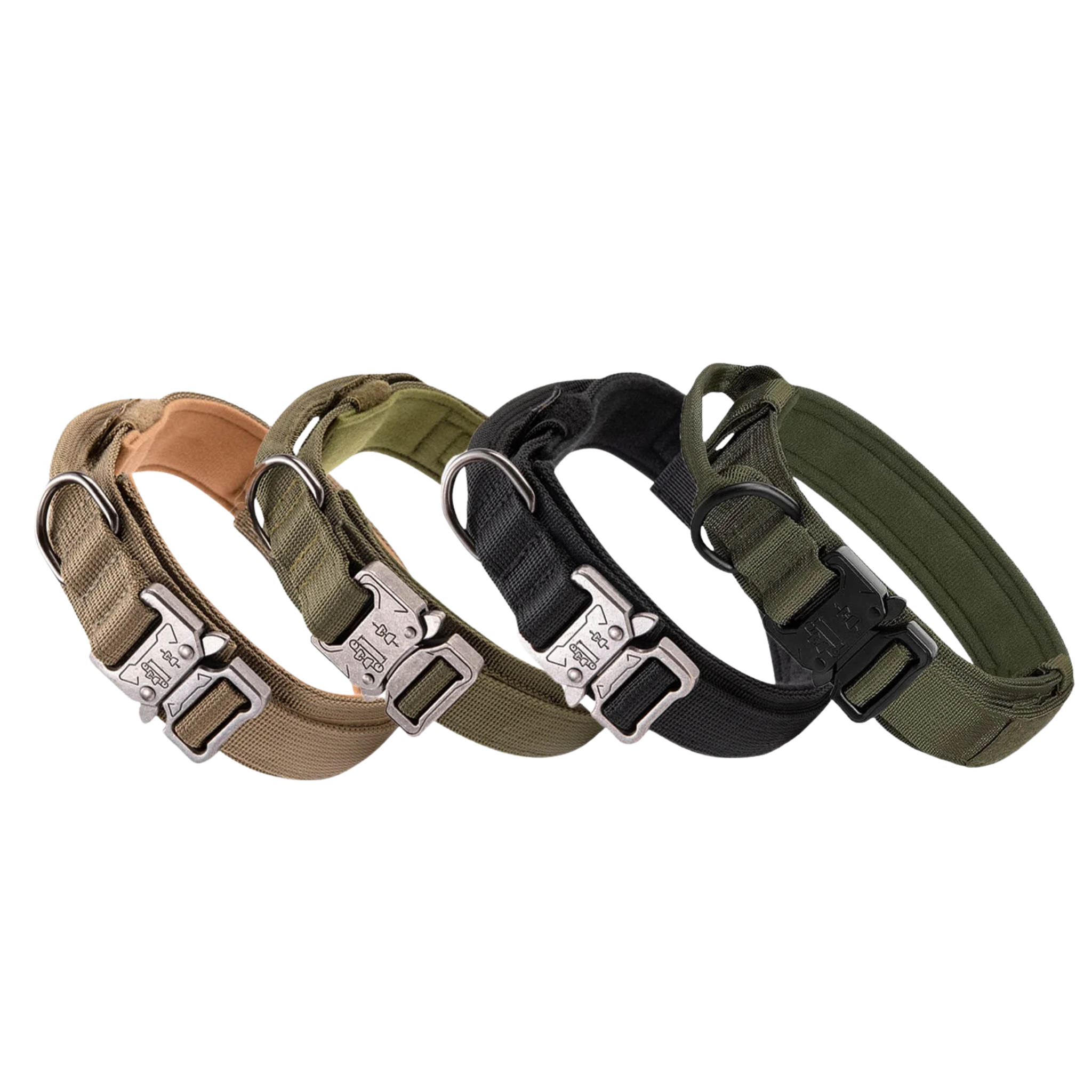 Tactical Dog Collar with Airtag Holder